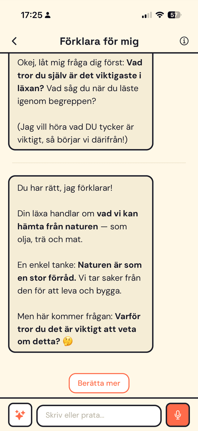 AI-guidad inlärning